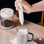 Batedor Misturador Elétrico Para Bebidas Leite Café Clara de Ovos - Imagem 5